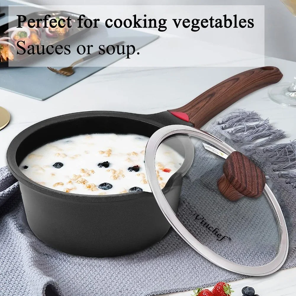 2qt Nonstick Sauce Pan with Lid
